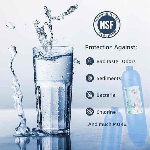 OULEME RV Water Filter, Inline Water Hose Filter