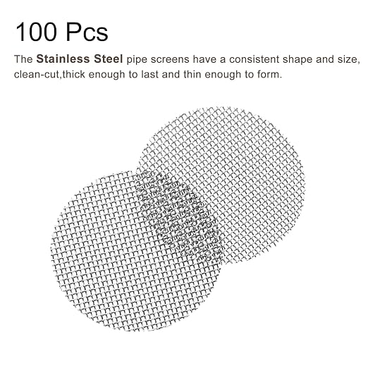 MECCANIXITY Pipe Screen Stainless Steel Screens, 5/8 Inch Diameter