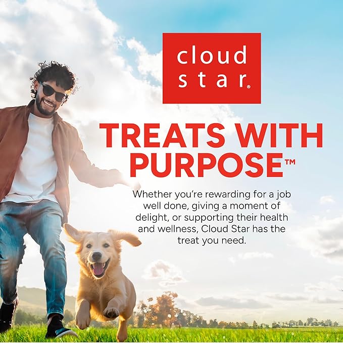 Cloud Star Wag More Bark Less Sliders Dog Treats, Beef Cheeseburger 8 oz. Bag