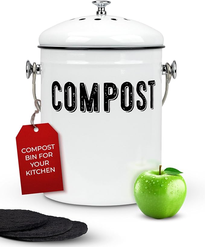 Granrosi Countertop Compost Bin Kitchen
