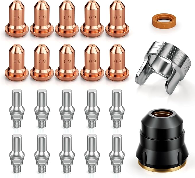 ARCCAPTAIN 23Pcs IPT60 Plasma Cutter Torch Consumables, .035" Plasma Cutter