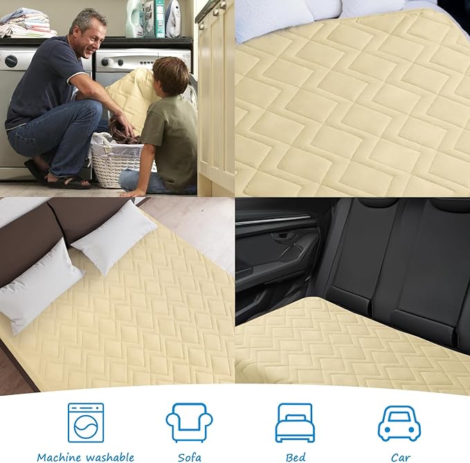 Bed Cover for Dogs Washable, Waterproof Dog Couch Cover Pet Blanket Sofa Pet Bed Mat, Waterproof Dog Blanket, (86 x 82 Inch)