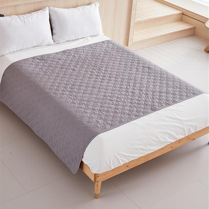 GIBZ Waterproof Dog Bed Blanket Cover Anti Slip Pet Furniture Protector Washable Large Washable Quilted Mat for Indoor, Khaki, 200x200cm