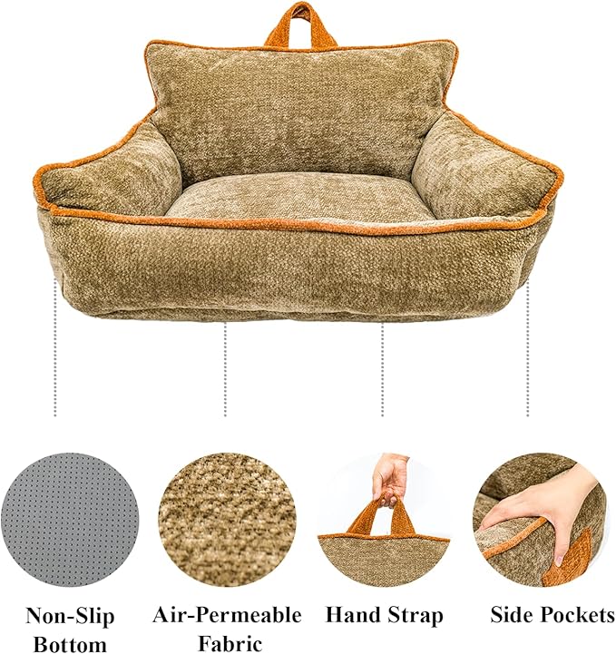 Orthopedic Dog Bed,Large Dog Bed,Memory Foam Washable Dog beds,Medium & Large Dogs,Waterproof,L(30"x24"x14")