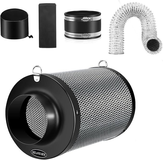 MELONFARM 4 Inch Air Carbon Filter Smelliness Control