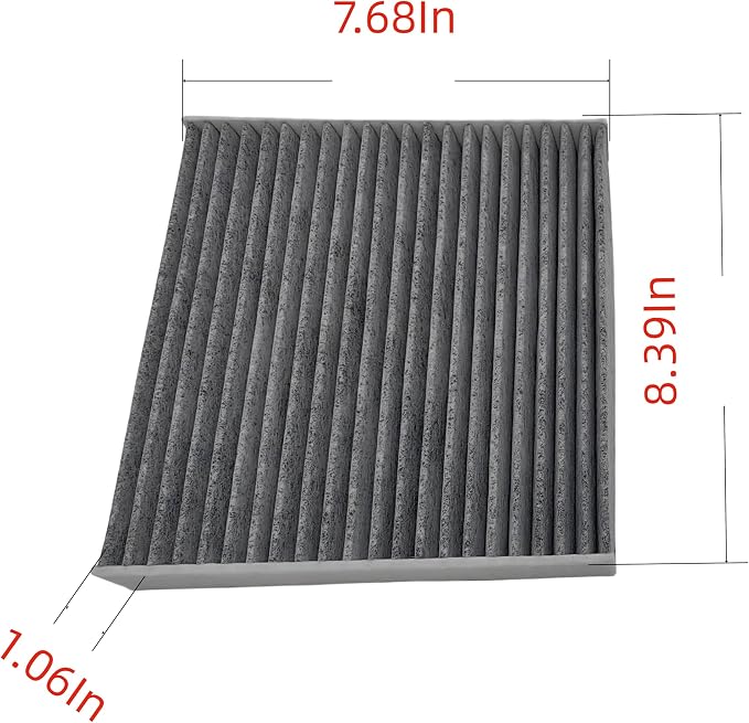 3 PACK QTC285 CABIN AIR FILTER for Camry, Highlander, Replacement for CF10285