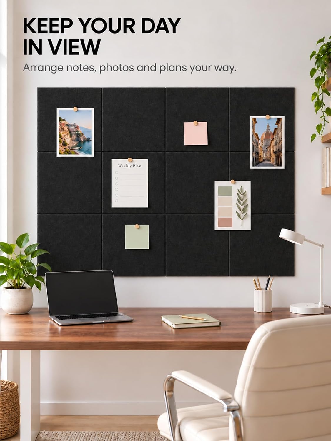 Felt Bulletin Board & Cork Board Alternative 48" x 36"- 12 Pack