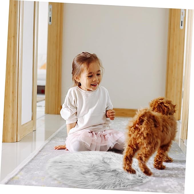 Dog Bed Furniture Plush Cushion for Dogs Mat Pet Blanket Pet Supplies Grey