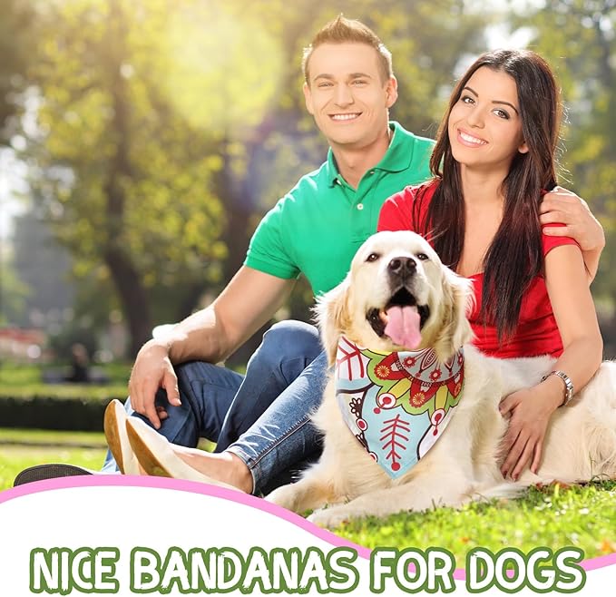 150 Pcs Paisley Dog Bandanas Bulk Pet Bibs Colorful Triangle Scarf Pet Paisley Bandanas for Medium Large Dogs Spring Summer Birthday Costume Decoration