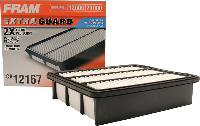 FRAM Extra Guard Rigid Panel Engine Air Filter Replacement, Easy Install