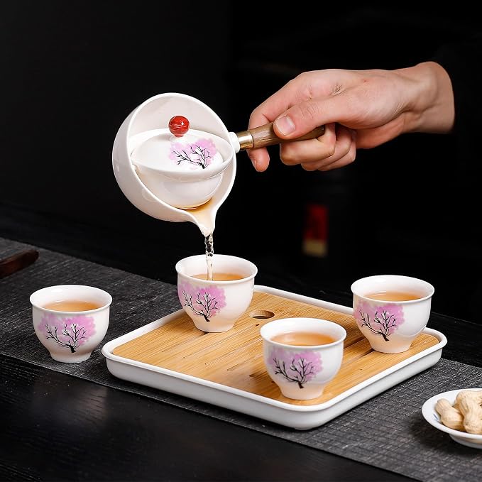 Japanese Tea Set Chinese Gongfu Tea Set, Portable Teapot Set