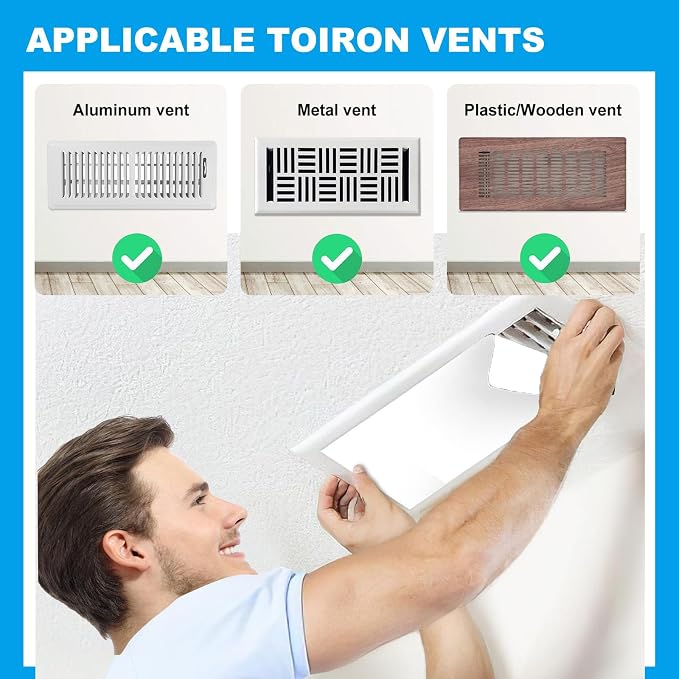 4 Packs Floor Register Vent Cover, Stone & More