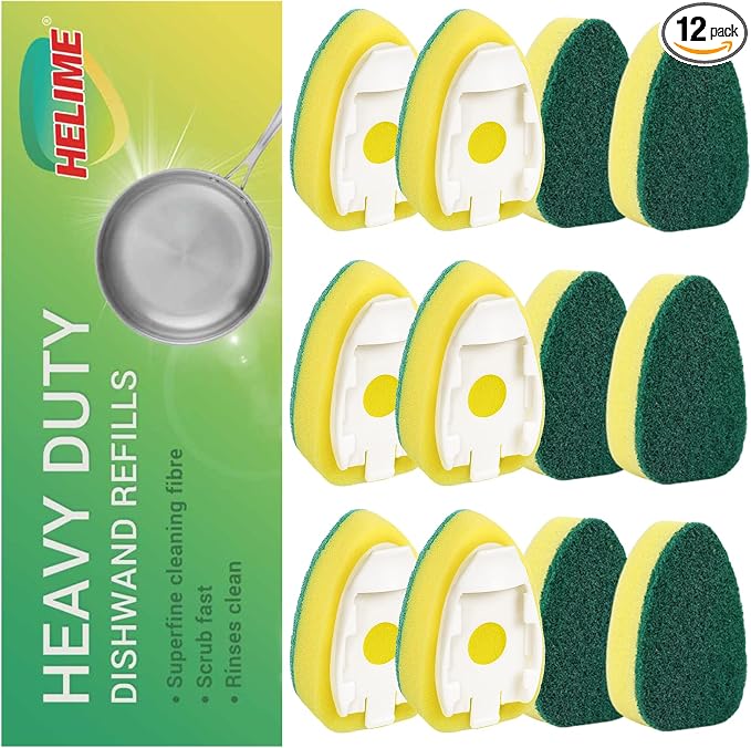 Dishwand Refills Sponges Heads