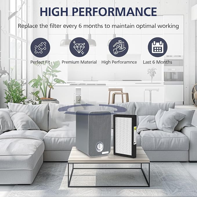 FLT4100 True HEPA Replacement Filter Size E