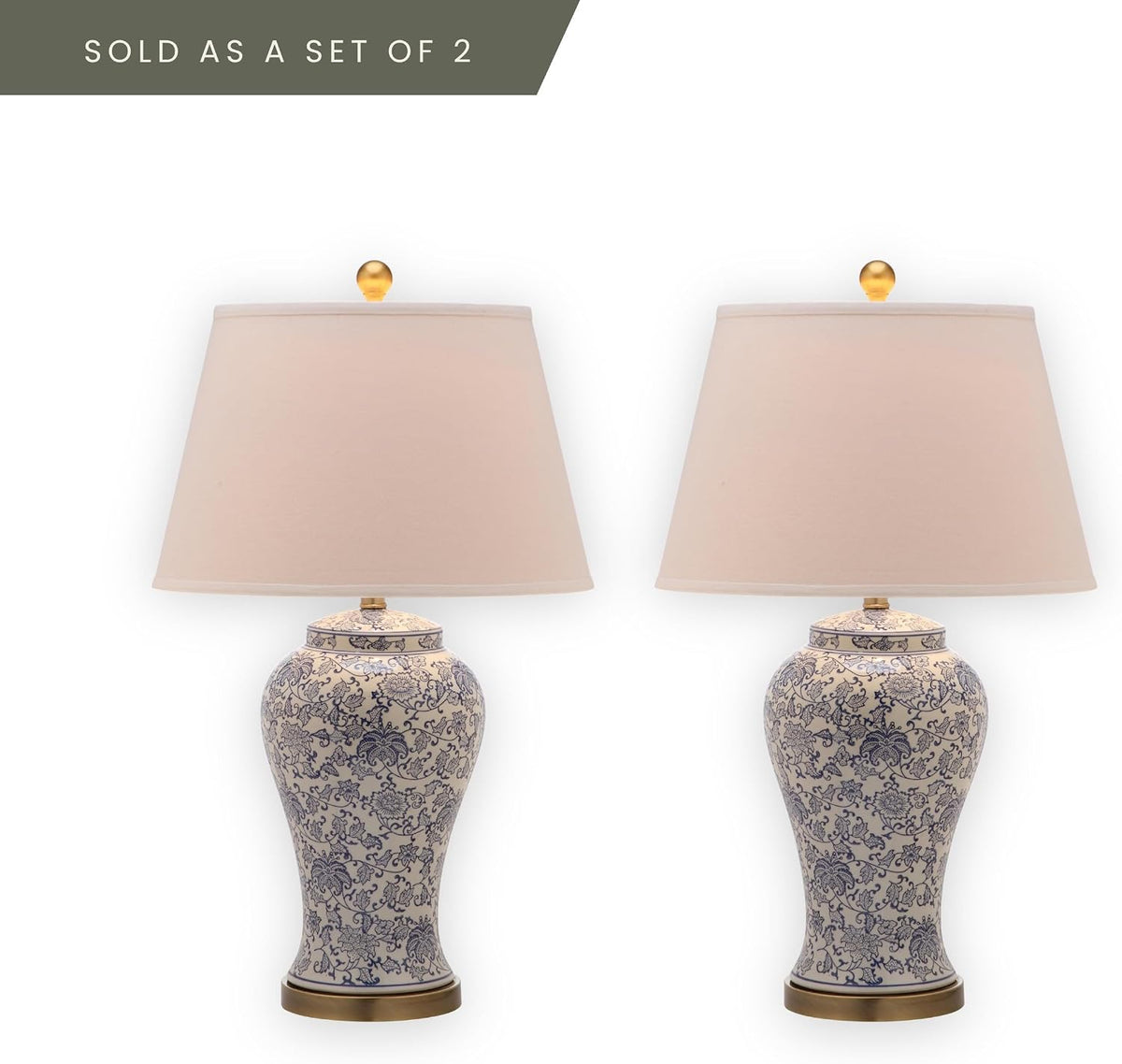 Safavieh Lighting Collection Spring Blossom Multi Floral 29-inch Table Lamp (Set of 2)