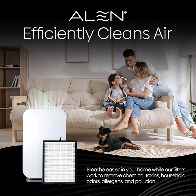 Alen 45i & Flex Replacement Air Filter, B4-Fresh Carbon H13 True HEPA Filter