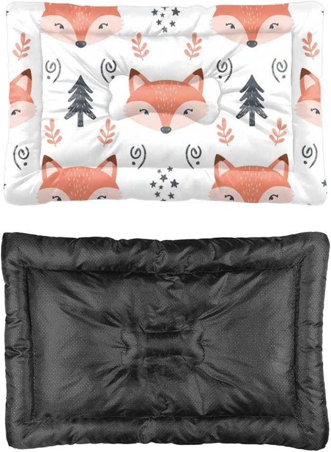 Ultra Soft Dog Pads with Anti-Slip Bottom, Cute Animals Cat Pillow Puppy Crate Pads Dogbeds for Lg Dogs Comfy Kennel Mat for Indoor& Outdoor Sofa Cars, Machine Washable 24 X 18 Inch