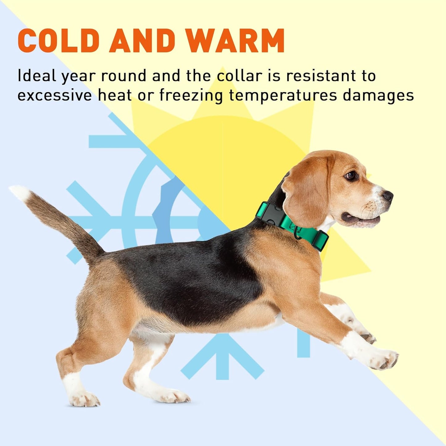 Dogline Biothane Waterproof Dog Collar with Quick Release Buckle Strong Coated Nylon Webbing with Odor- Proof for Easy Care Easy to Clean Fits Small Medium Large Dogs, Teal 5/8" W 9-14" L