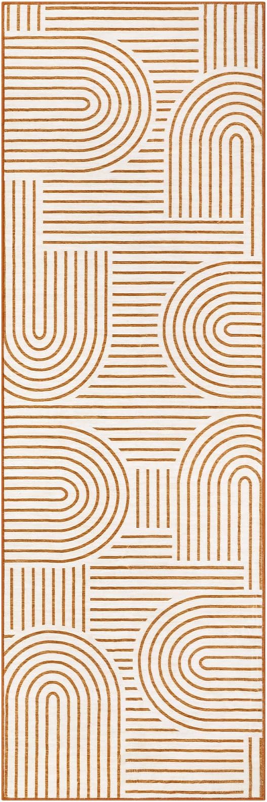 ROYHOME Modern Rug 2x6 Runners for Hallways, Abstract Kitchen Runner Rugs Non