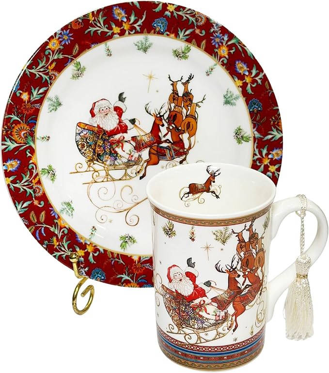 STP GOODS Porcelain Tea/Coffee Cup in Gift Box Fine Porcelain Coffee Cup Tea