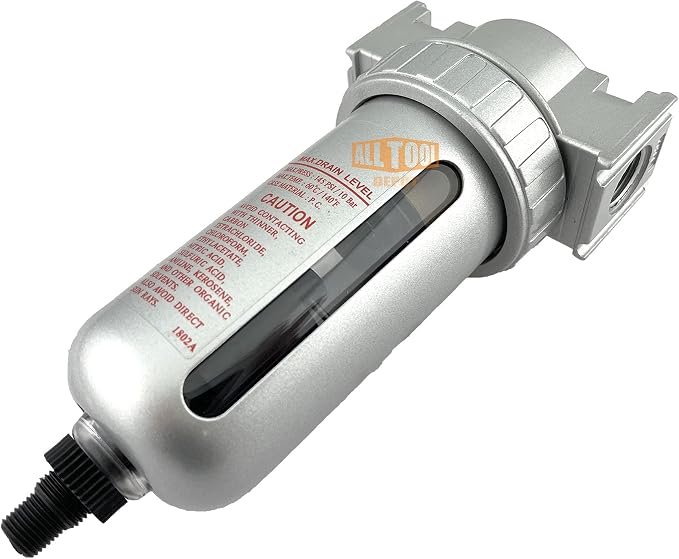 3/8" NPT MID FLOW Particulate Filter/Water Trap