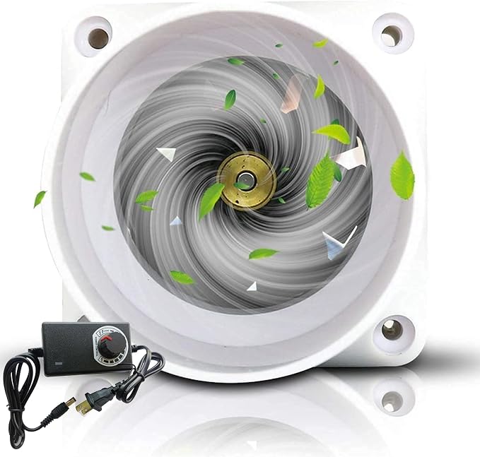 2 Inch Inline Duct Ventilation Fan HVAC Vent Blower 22 Cfm Quiet Ventilation