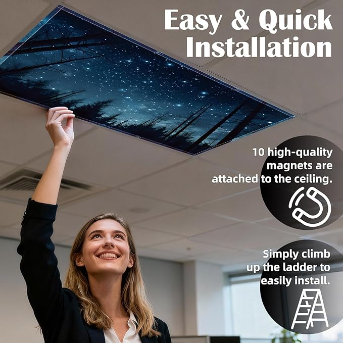 4 Pcs Fluorescent Light Covers