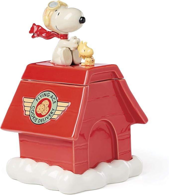 Lenox Chef Snoopy Figural Cookie Jar