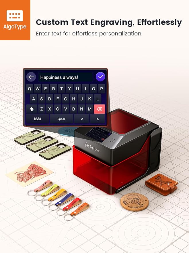AlgoLaser 5W Smart Laser Engraver Machine: Portable Laser Engraver