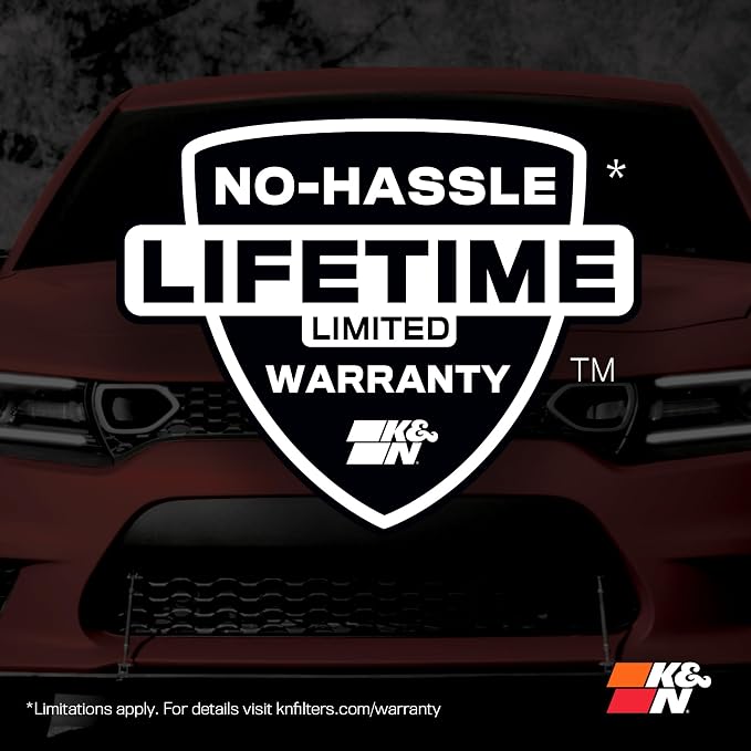 K&N Engine Air Filter: Increase Power & Acceleration, Replacement Car Air