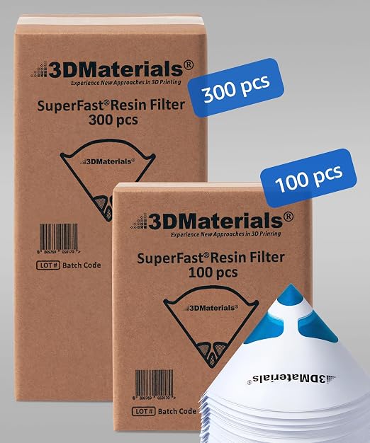 SuperFilter 300 pcs, Disposable Filter, 3D Printer Resin and Paint Strainer