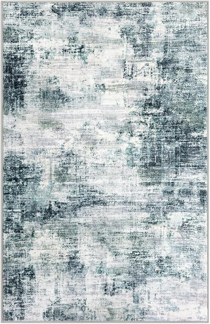 IOHOUZE Modern Abstract Area Rugs 5x7 Ft Washable Rugs