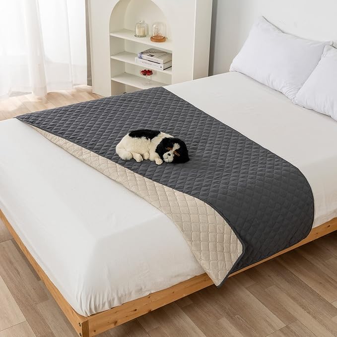 Waterproof Dog Bed Cover,Pet Blanket for Couch Furniture Bed Sofa,Reversible Soft Protector,Washable Covers