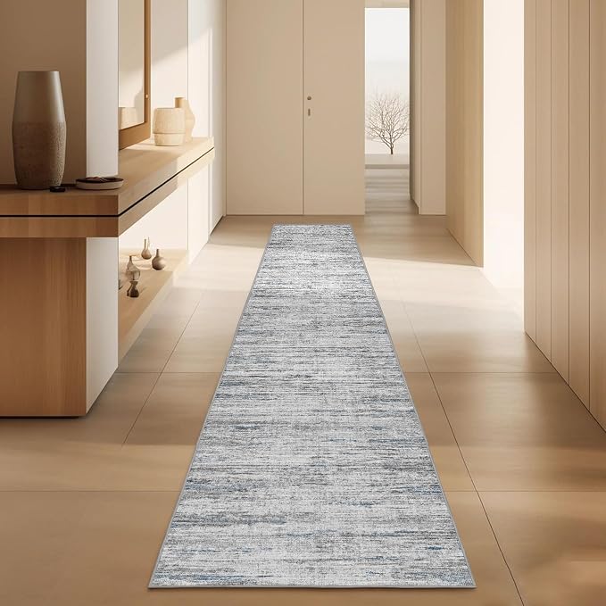 Washable Runner Rugs 3x10 Abstract Kitchen Runner Rug Non Slip Backing