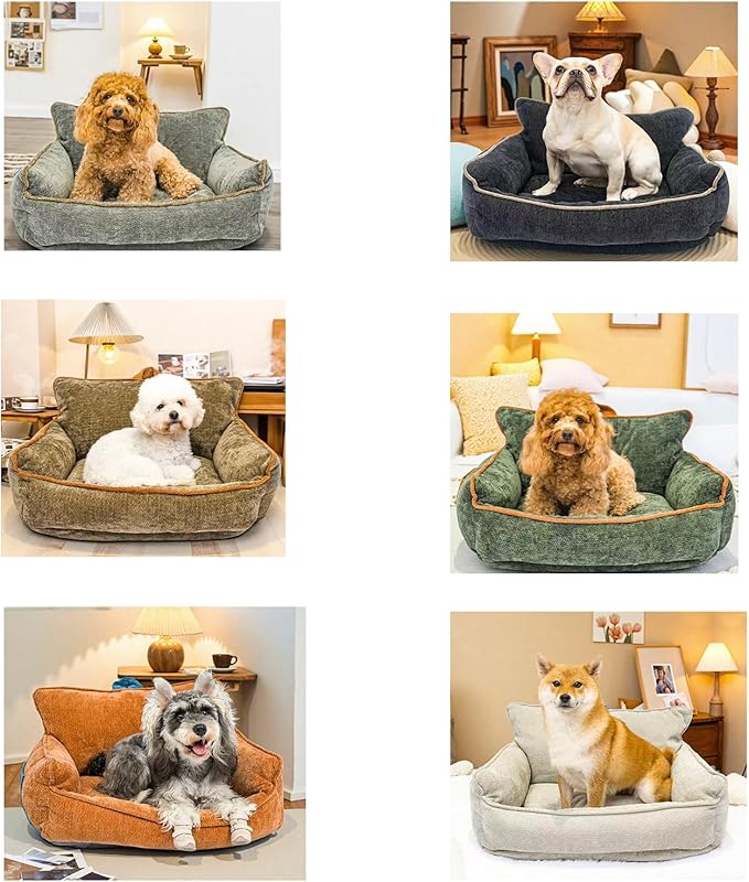 Medium Bed Dog,Calming Dog Bed,Dog Bed Medium Size Dog,Waterproof,M(23.5"x15.5"x13.5")