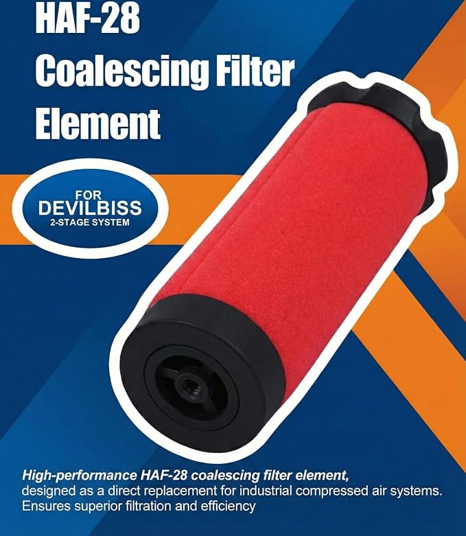 HAF-28 Coalescing Filter Element Replace 190845 Compatible