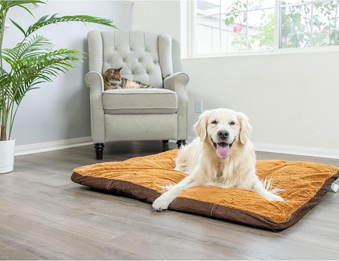Armarkat Brown Pet Bed, 47-Inch by 36-Inch by 5-Inch