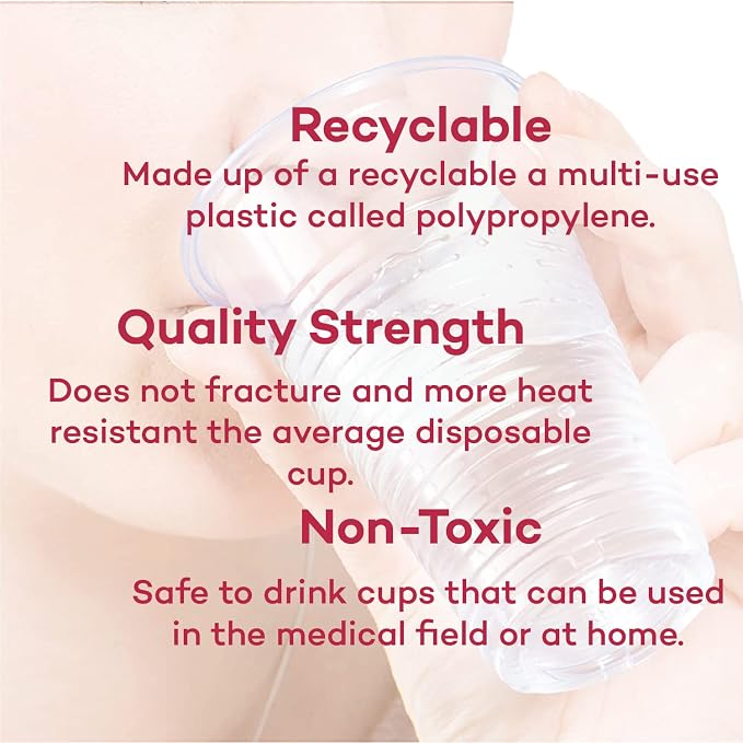 Dealmed 9 oz Disposable Plastic Cups