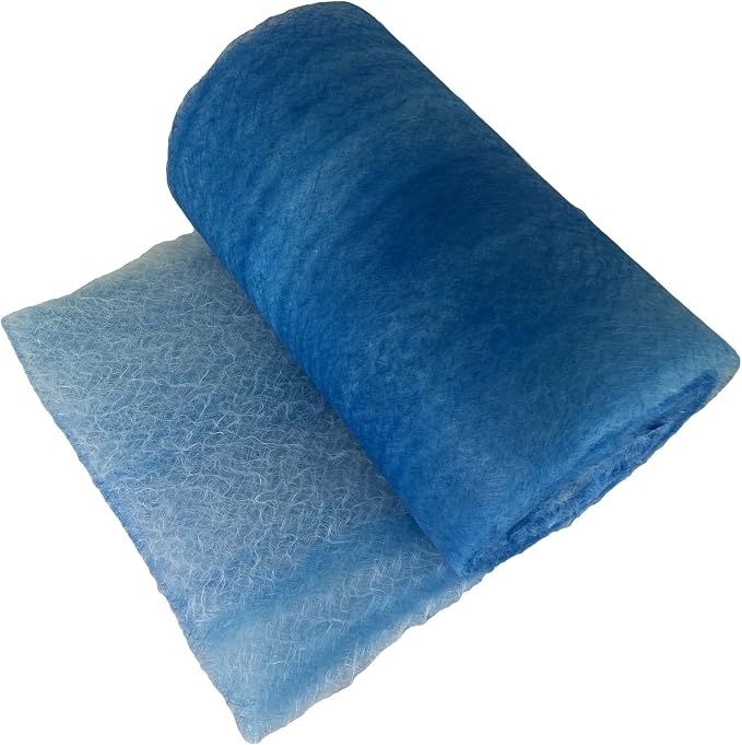wioboy Paint Booth Exhaust Filter Roll, 18 Gram Heavy Duty Fiberglass Paint