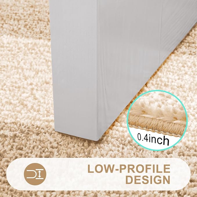 Kitinjoy Indoor Outdoor Door Mat, 45x27 Non-Slip Absorbent Dirt Trapper