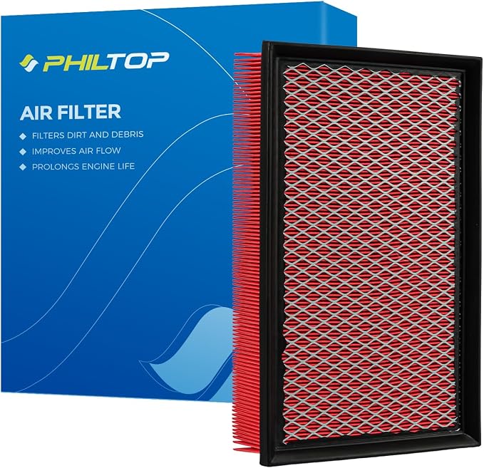 PHILTOP Upgraded Engine Air Filter, CA11876 Replacement
