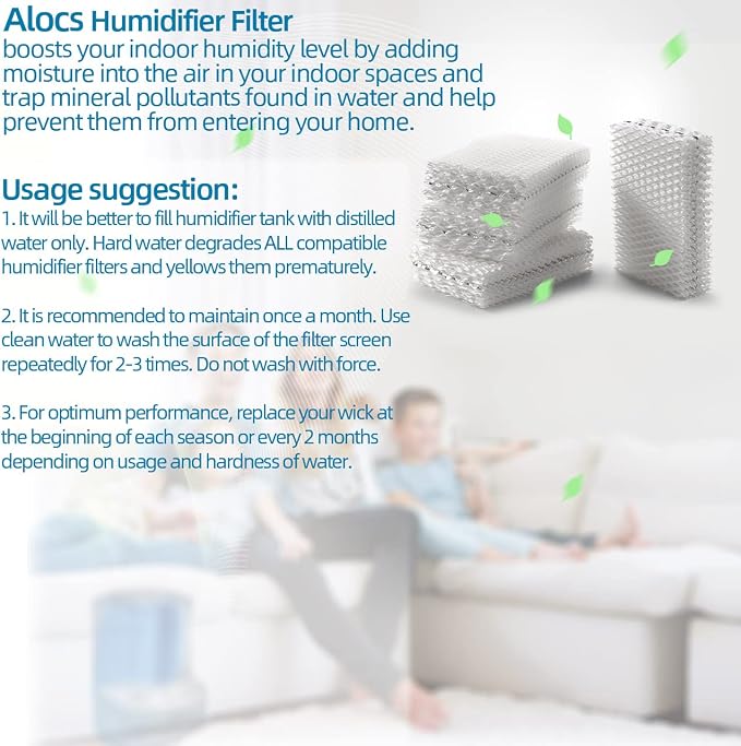 Alocs WF813 Humidifier Filter Replacement