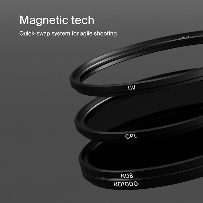 Urth 82mm Magnetic UV, Circular Polarizing, ND1000 Lens Filter Kit