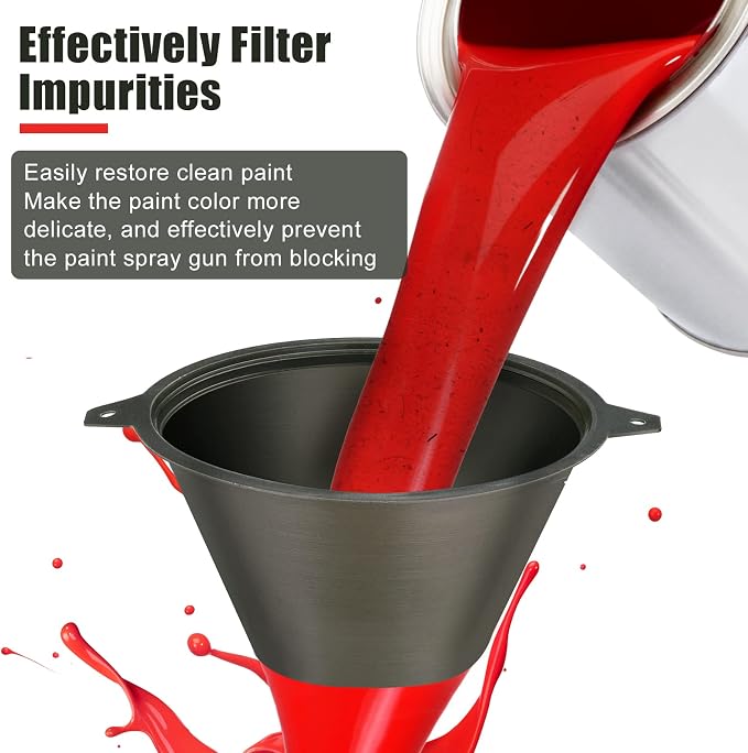30 Pcs Paint Filter 100 mm Plastic Paint Strainer