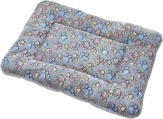 JMGBird Large Dog Bed - 39x27.5 Inch Cotton Pet Sleeping Mat with Bolster for Large Breeds