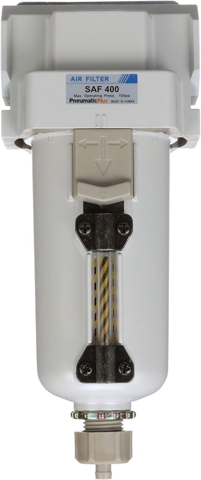 PneumaticPlus SAF400-N04B-MEP Compressed Air Particulate Filter 1/2" NPT