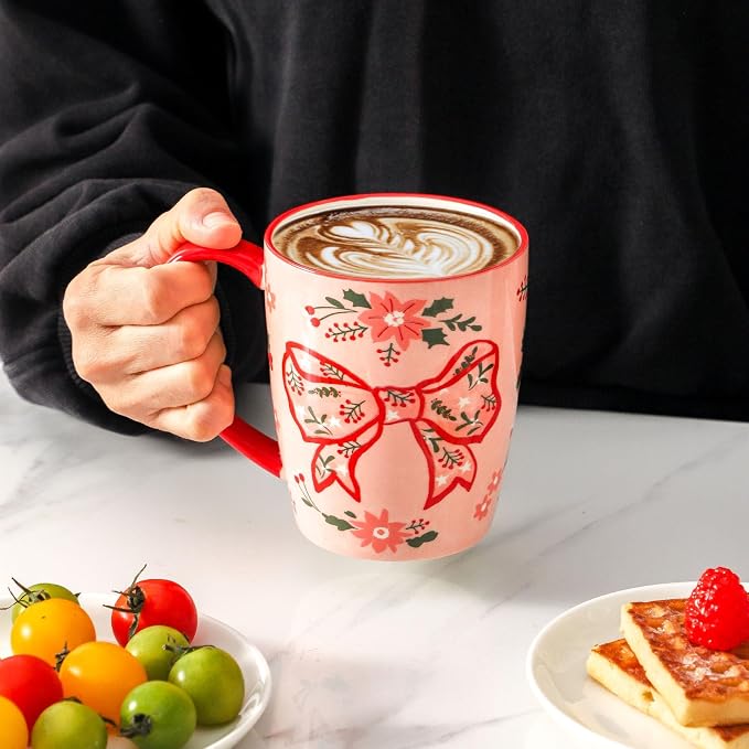 HASENSE Coffee Mugs Set of 4, 16oz Ceramic Cups