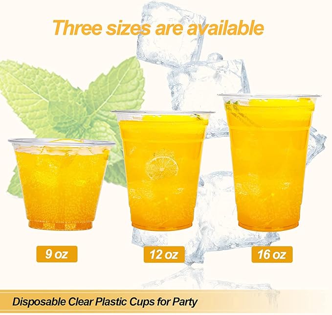 TashiBox plastic cups, smoothie cup