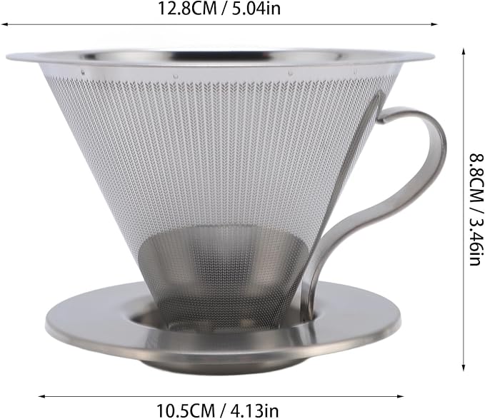 316 Stainless Steel Pour Over Coffee Dripper