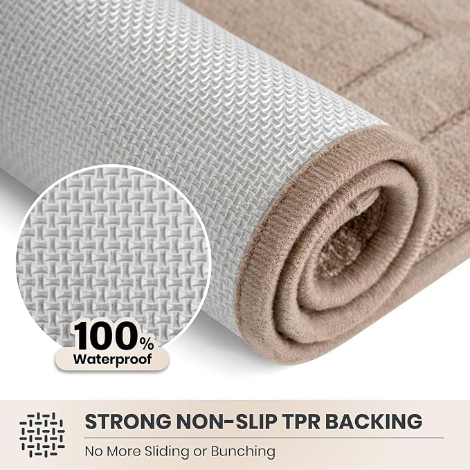 PURRUGS Dirt Trapping Door Mat 34" x 59", Non-Slip/Skid Machine Washable